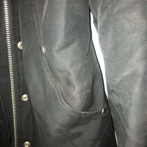 Moose Knuckles Women's Down filled Parka Black On Black Small Rare - Picture 14 of 14